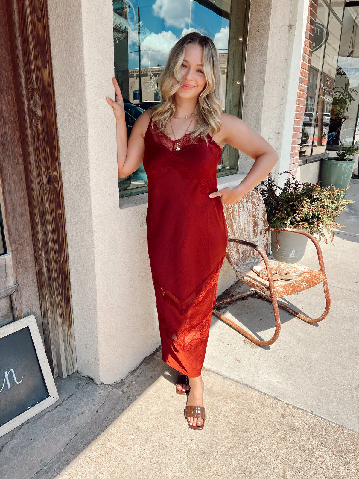 Z Supply Bruna Lace Midi Dress