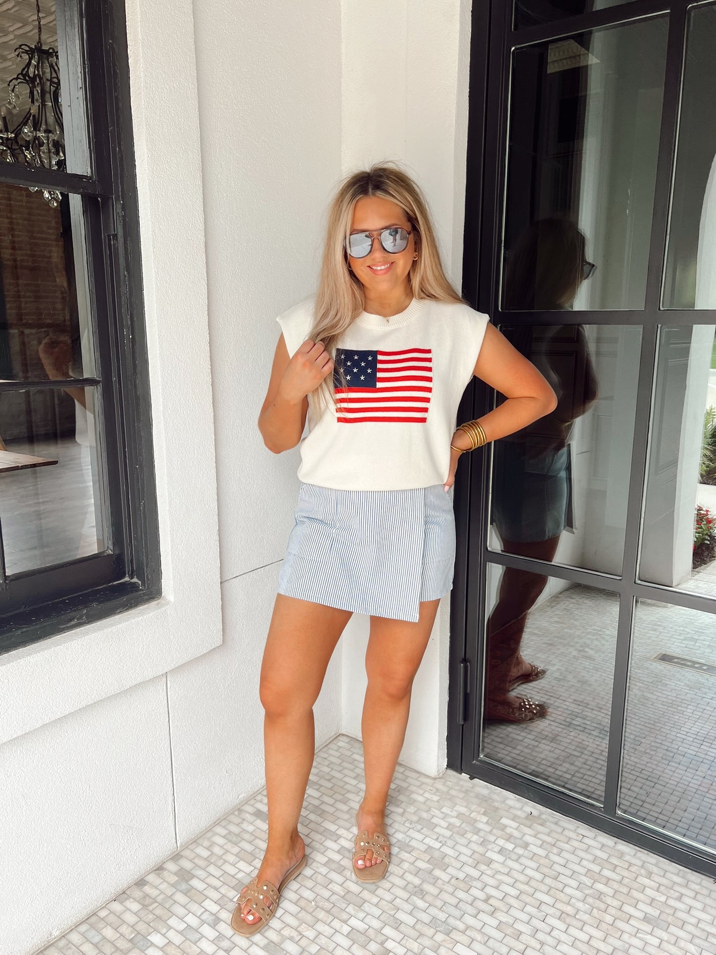 American Dream Flag Sweataer