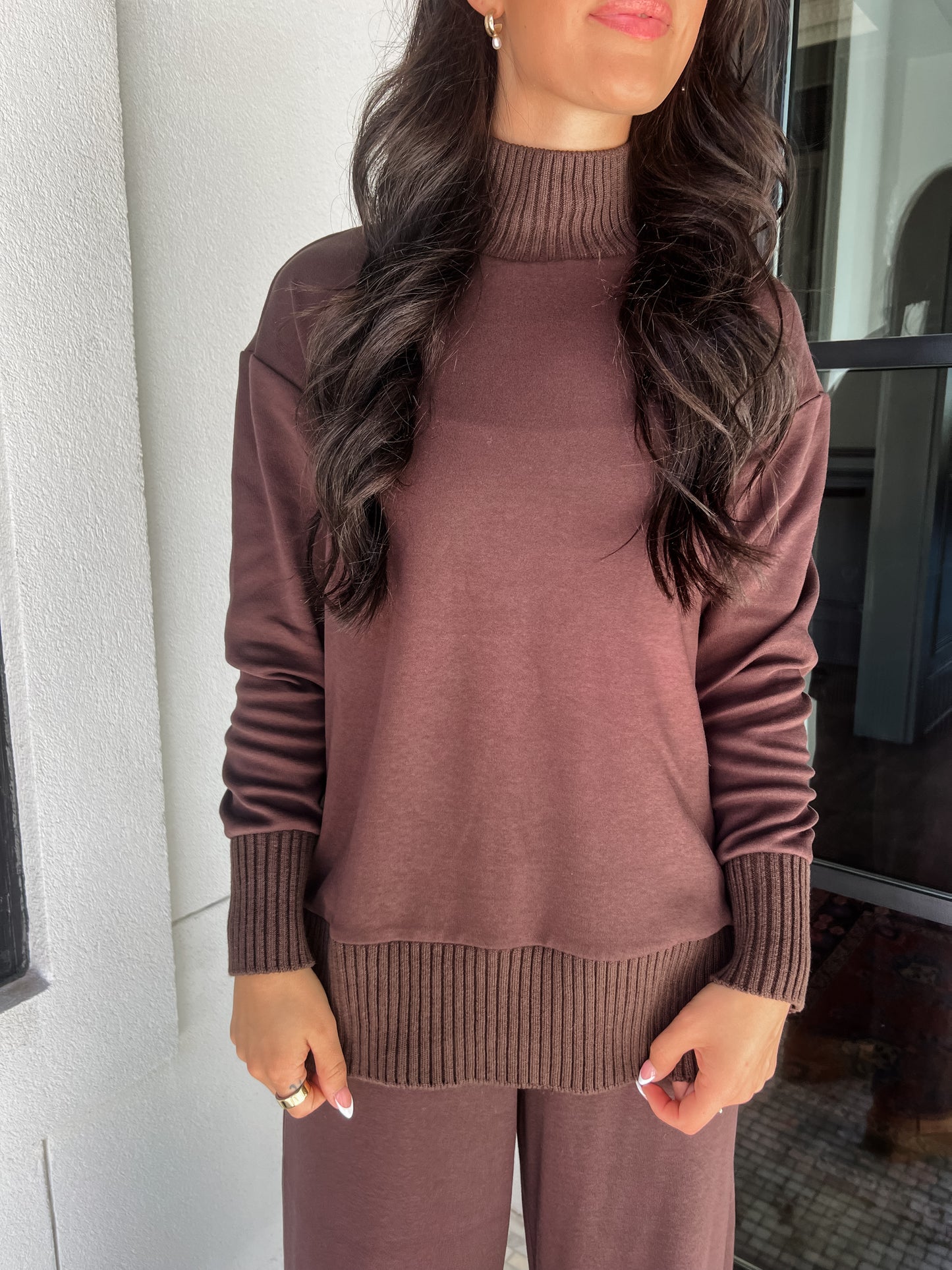 Z Supply Rib Chocolate Cherry