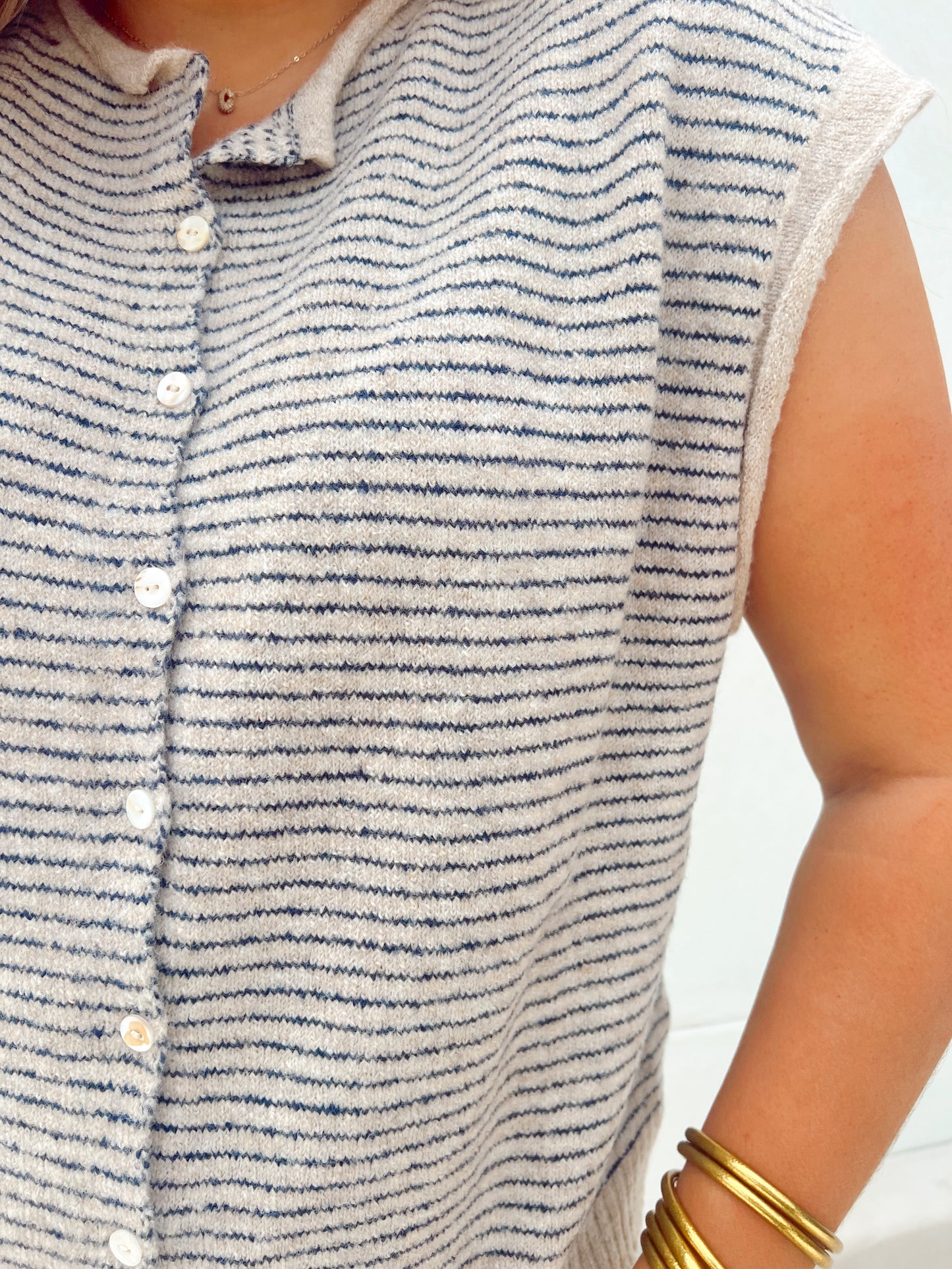 Harbor Stripe Top - Natural