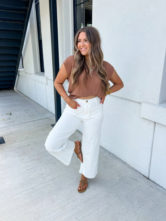 White Wonder Pants