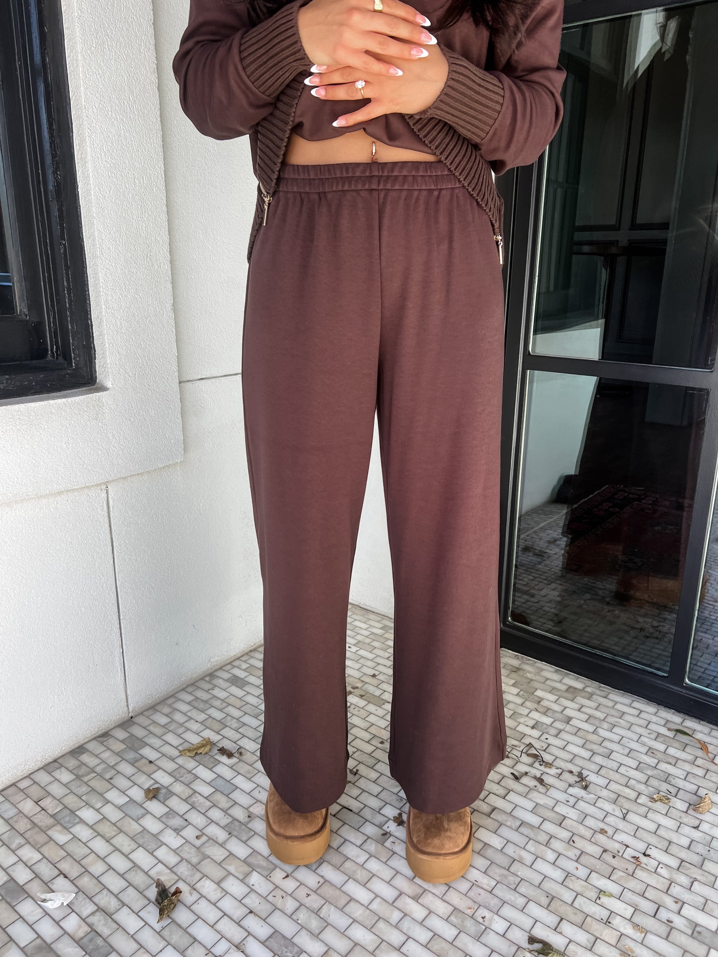 Z Supply Scout Rib Pant Chocolate Cherry