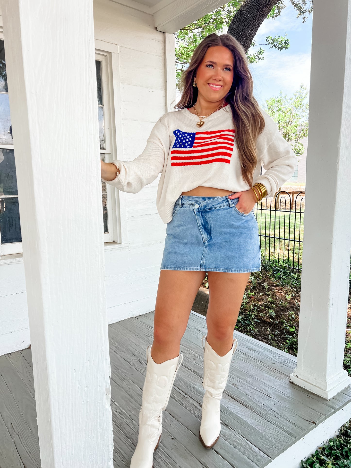 Z Supply Sienna Patriot Sweater