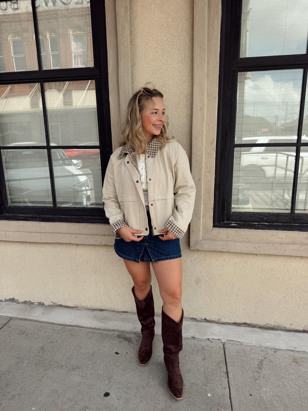 Perfect Plaid Barn Jacket