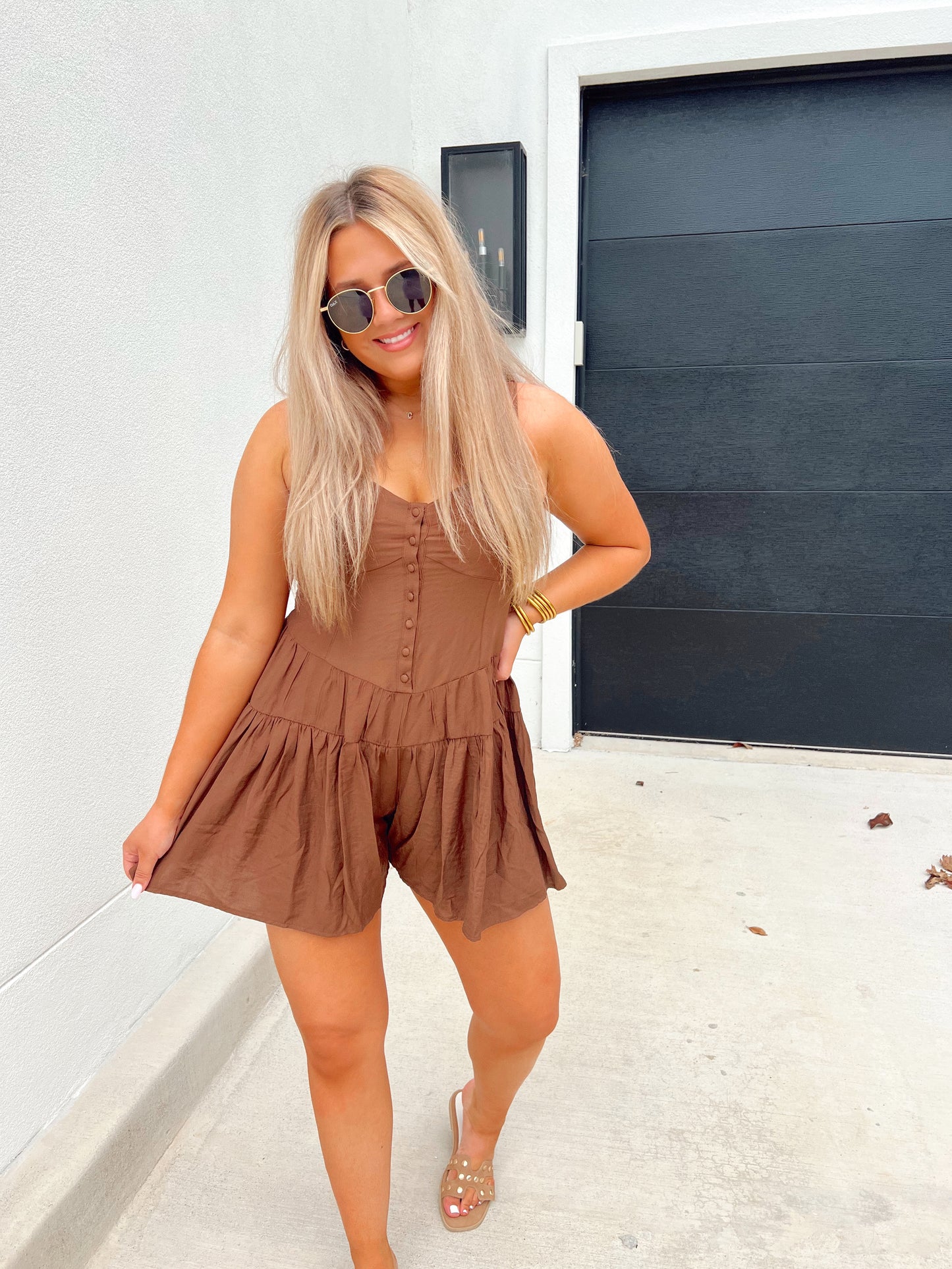 Cafe In The City Romper