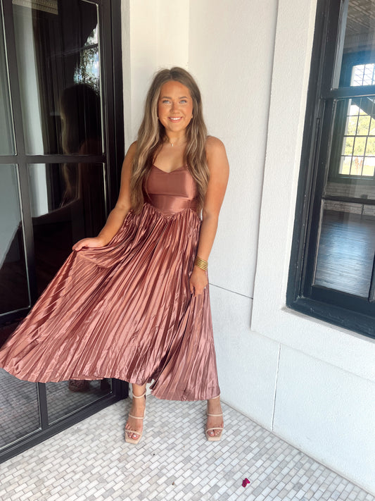 Golden Ember Dress