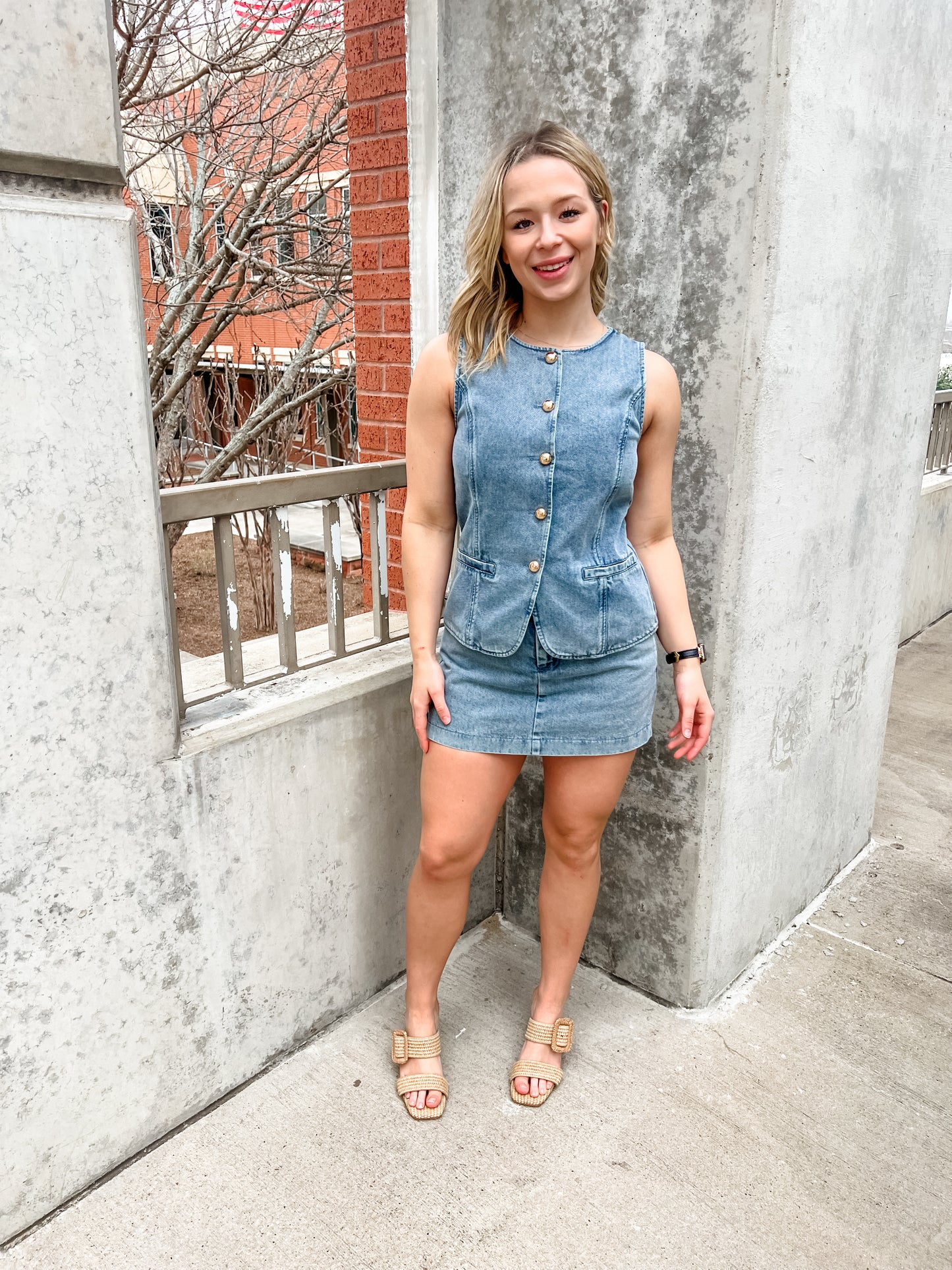 Denim Icon Skort