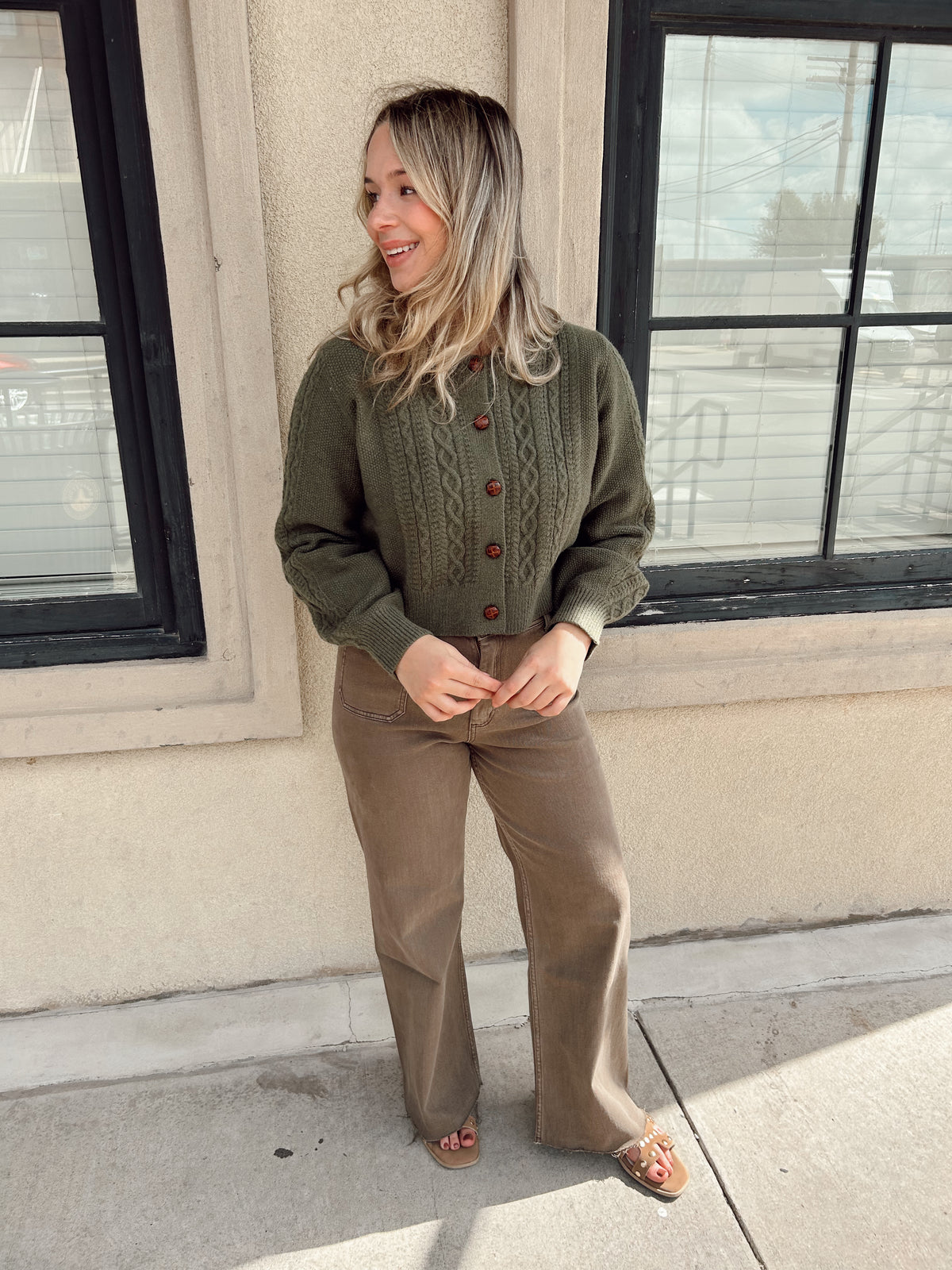 Green Ivy Cardigan