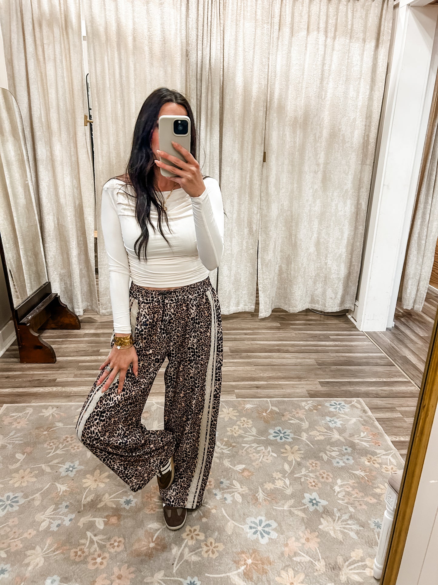 Leopard and Lace Pant