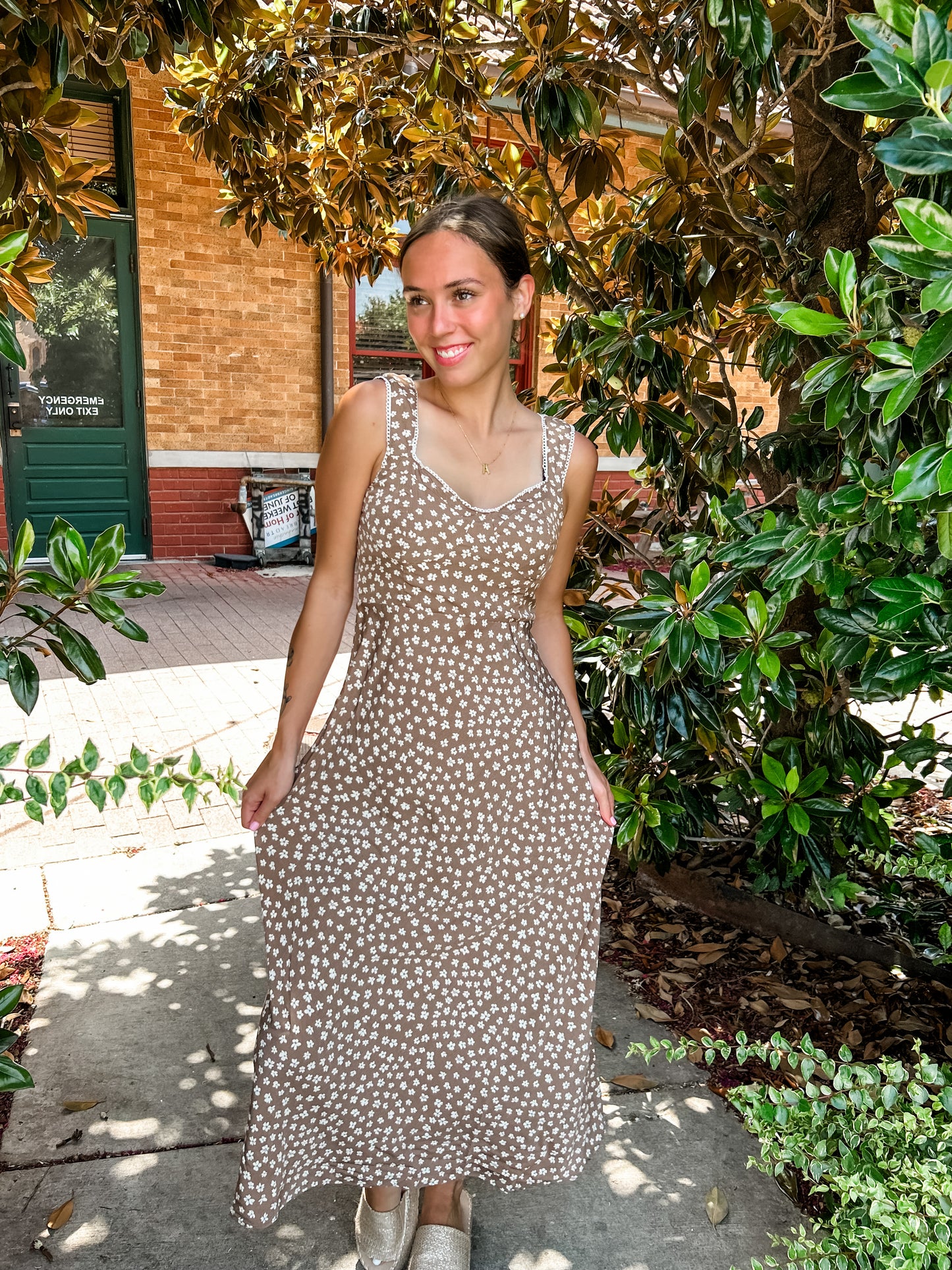 Floral Cocoa Dress