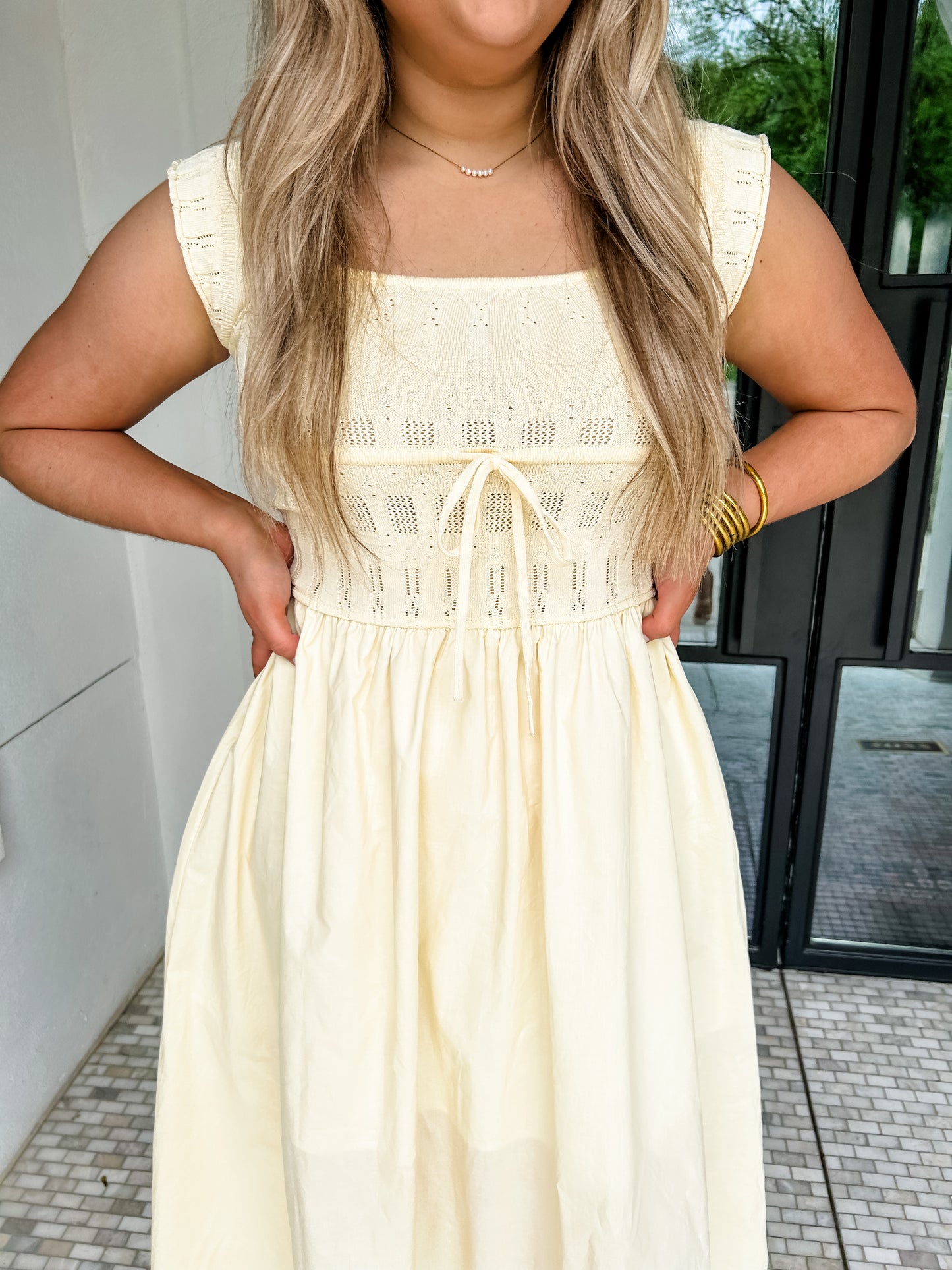 Forever Yellow Midi Dress