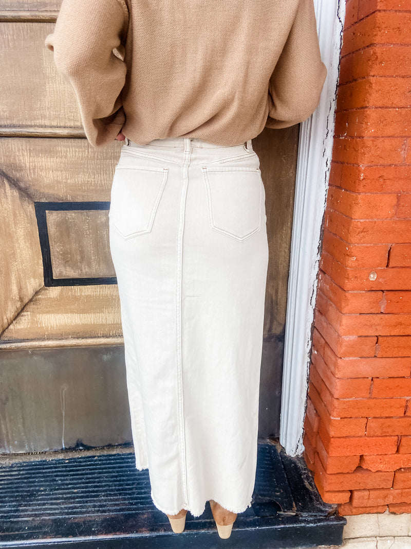 Neutral About It Skirt