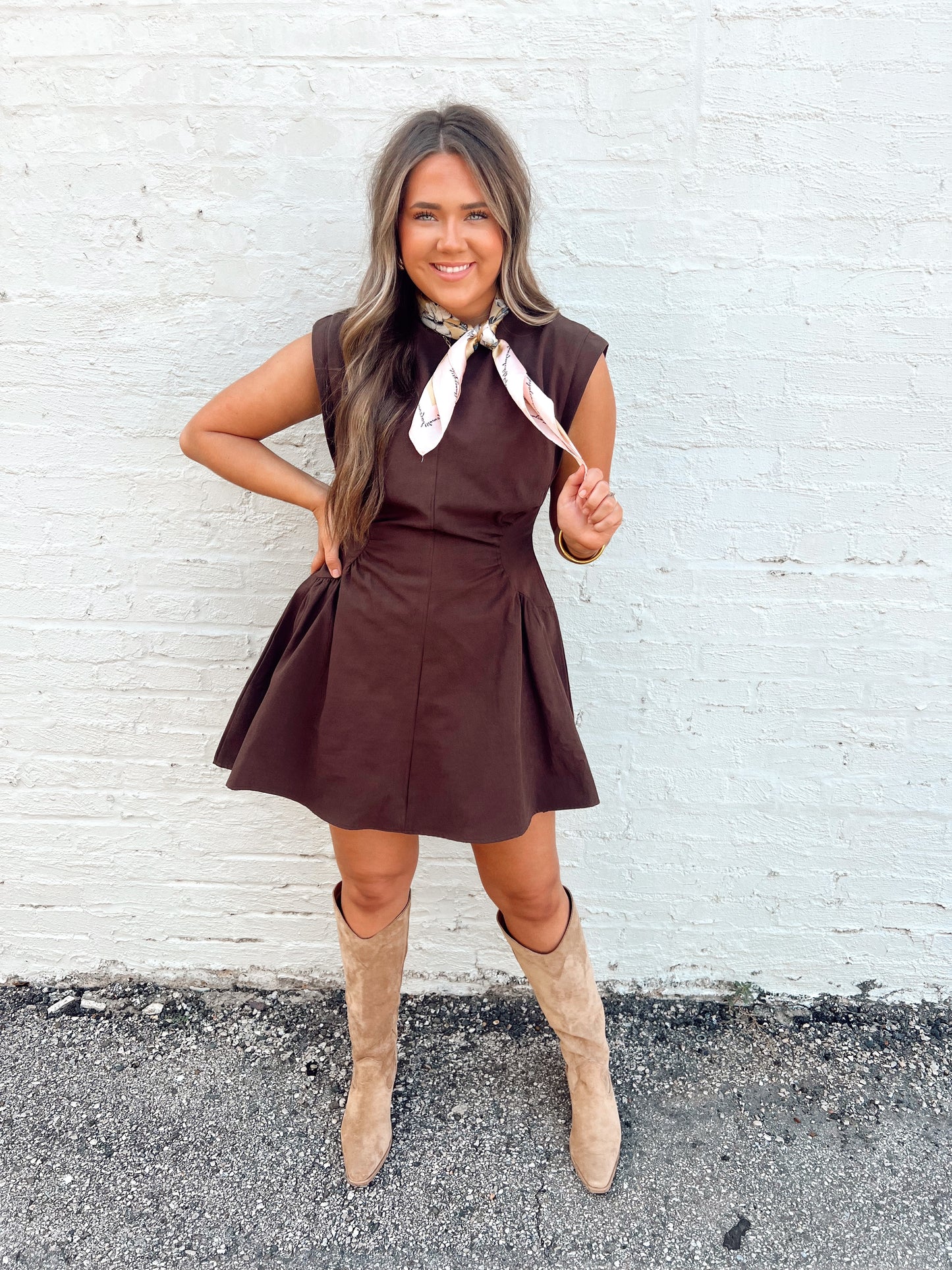 Stella Chocolate Mini Dress