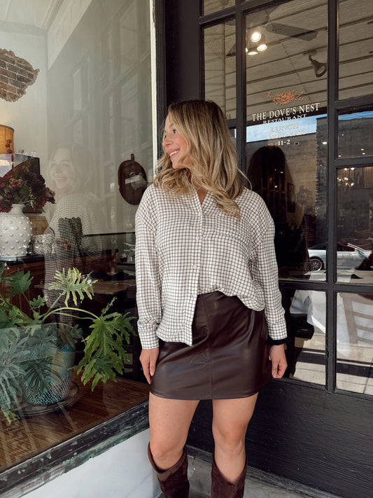 Z Supply River Plaid Button Up