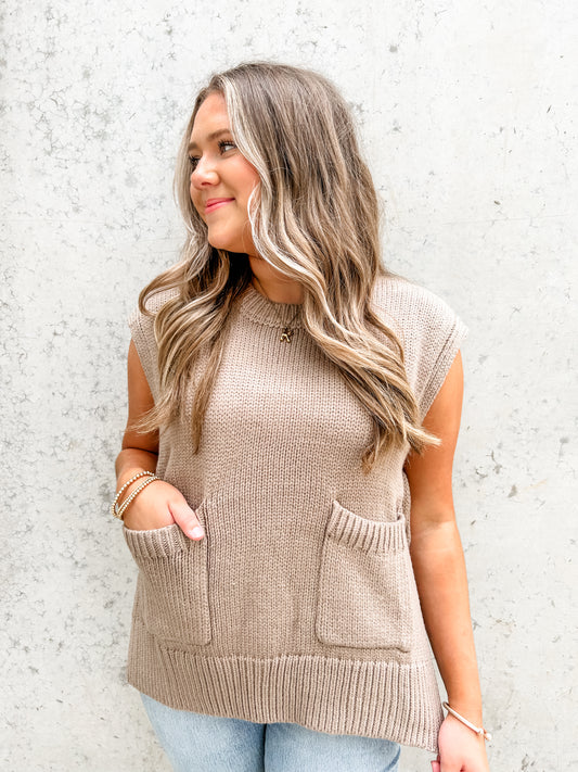 Forever Tied Sweater Mocha