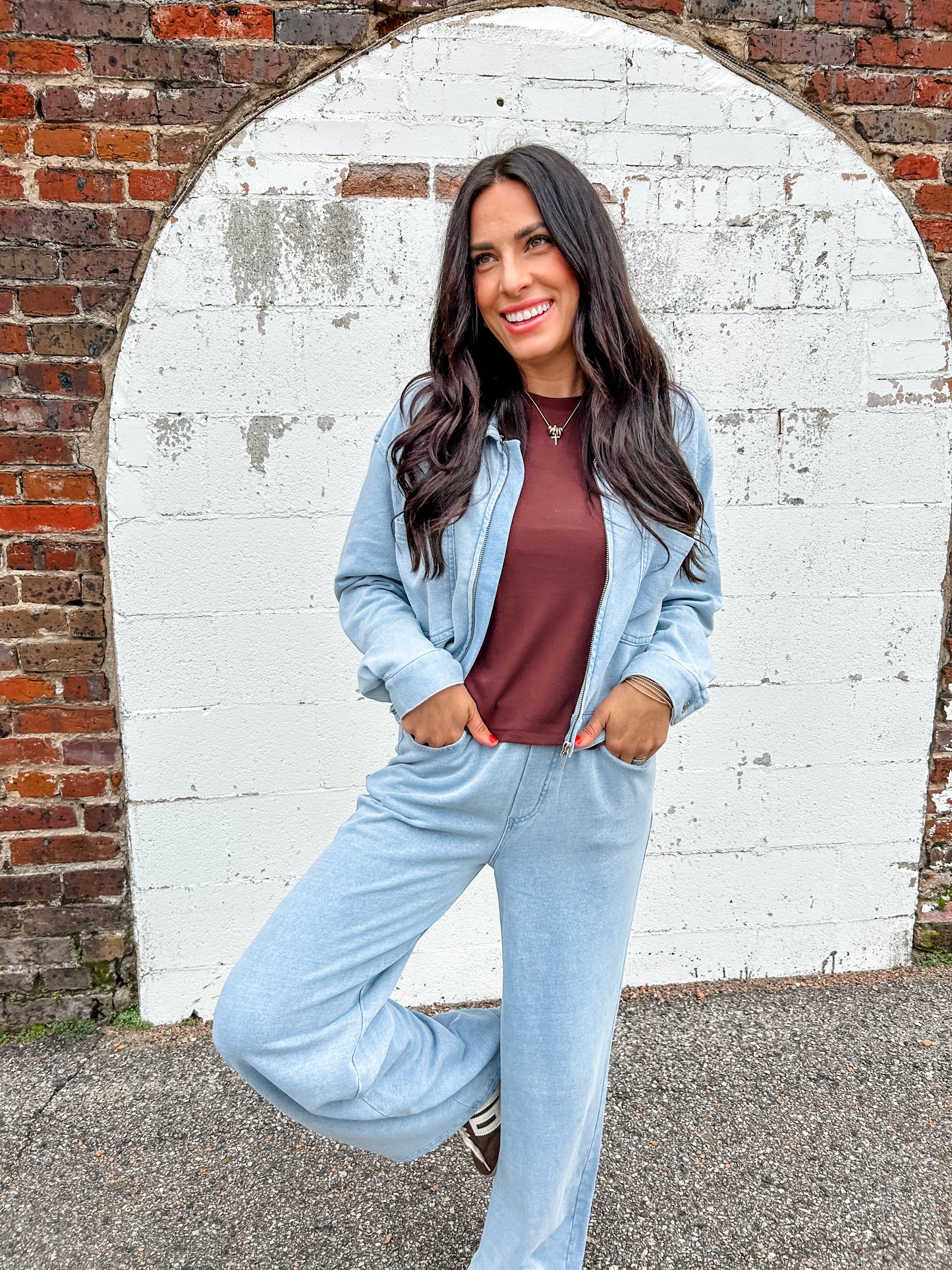 Z Supply Tourist Tee Chocolate Cherry