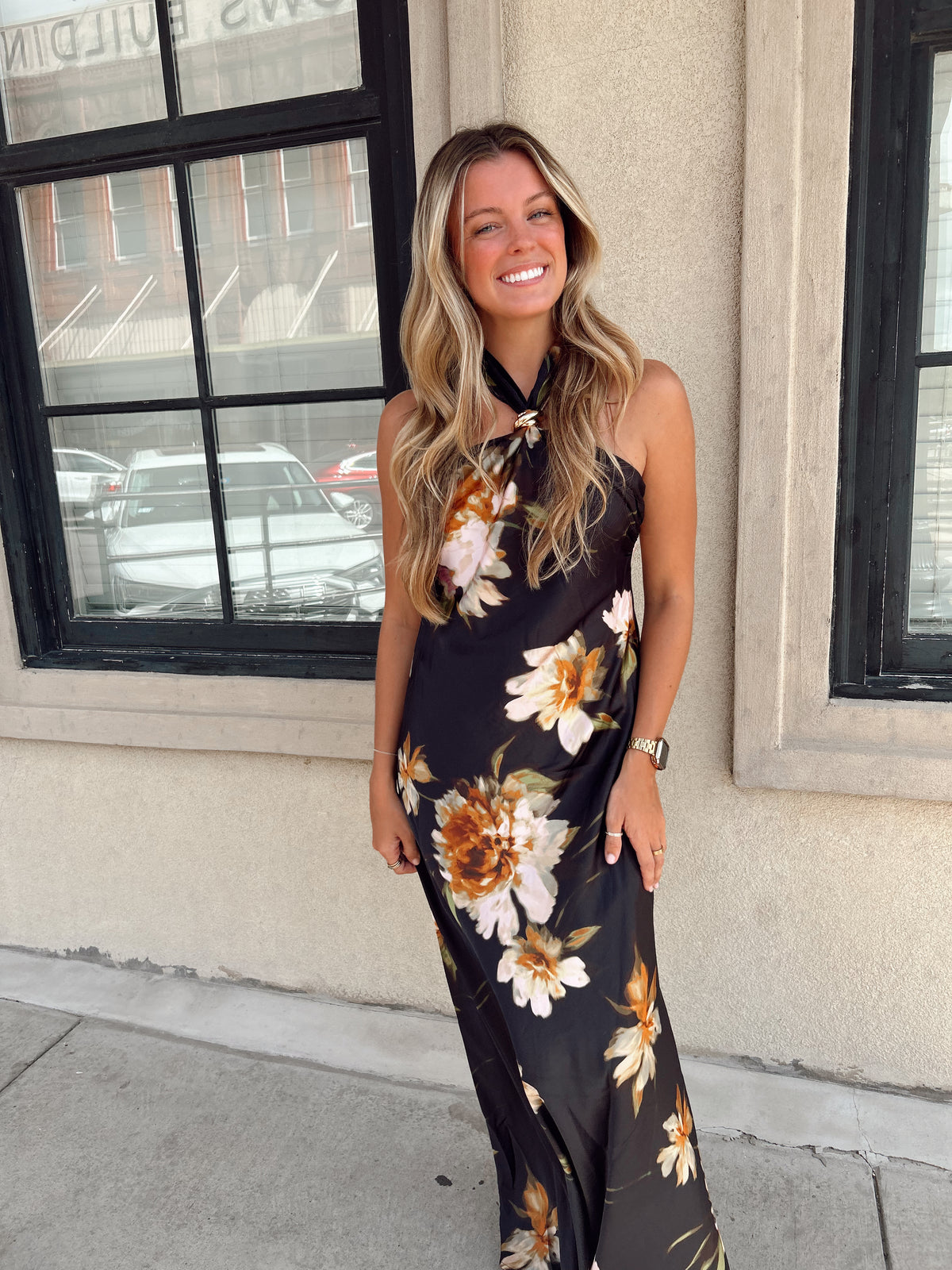 Into The Night Bloom Dress