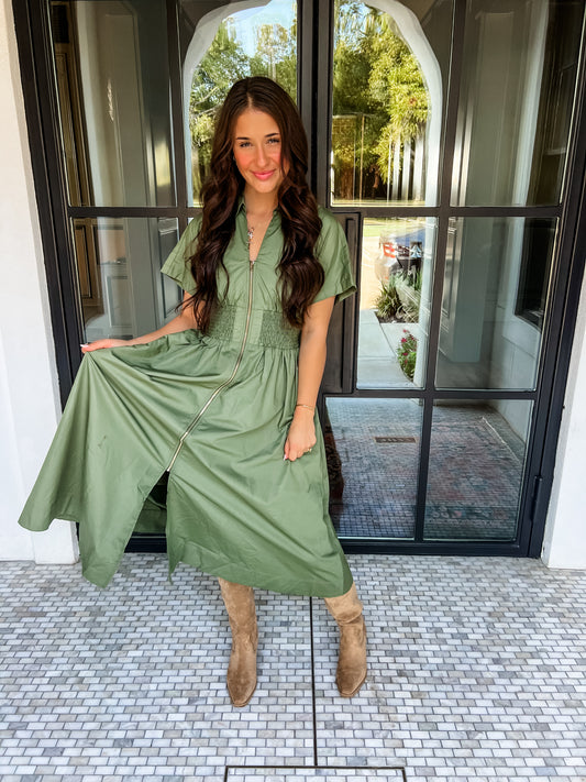Green Garden Dress
