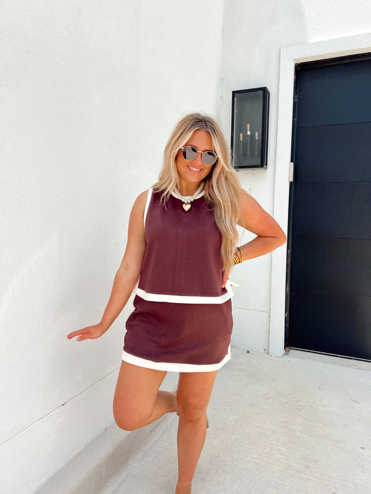 High Contrast Skort