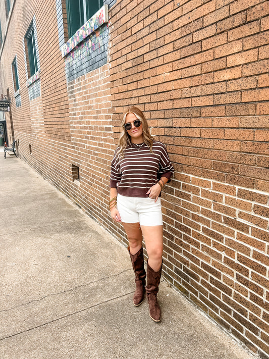 Toasted Stripe Sweater