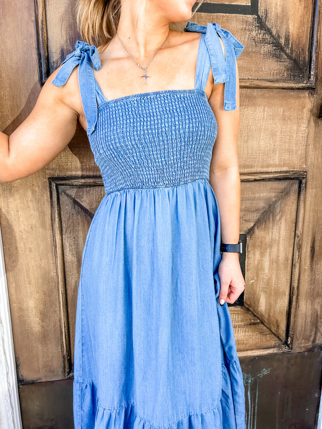Chambray in the Shade Dress