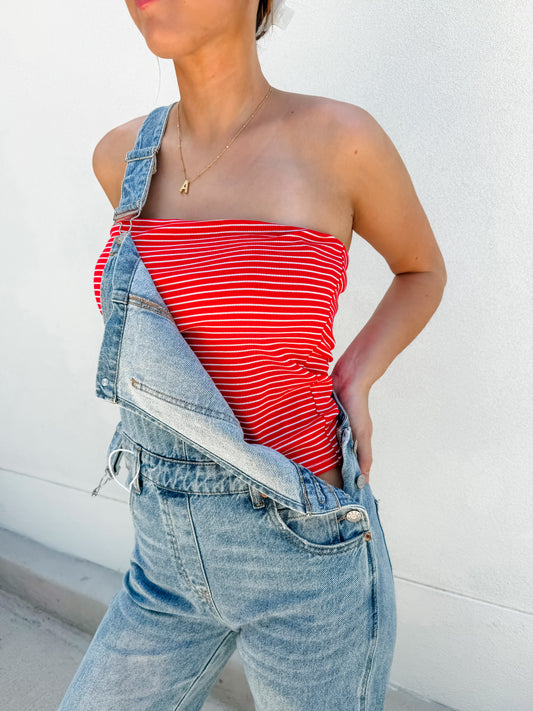 Jukebox Red Tube Top