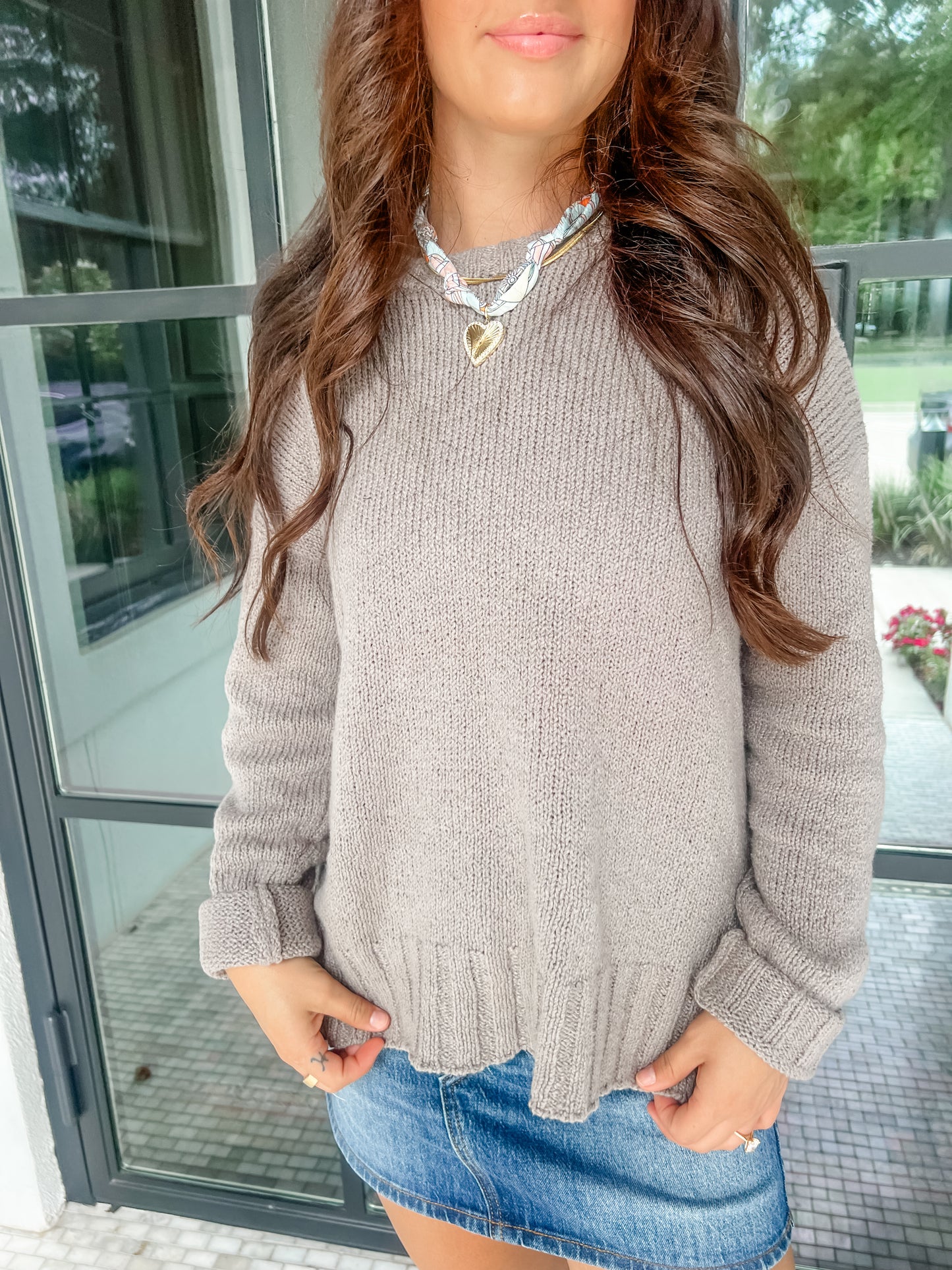 Z Supply Beck Textured Sweater Light Tavern