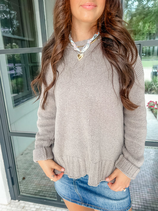 Z Supply Beck Textured Sweater Light Tavern