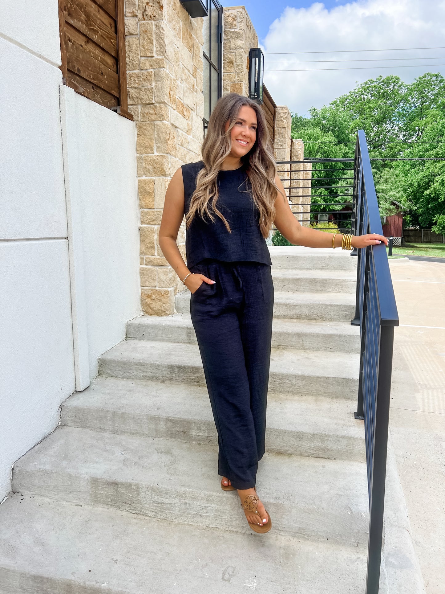 Best Of Me Black Pant Set