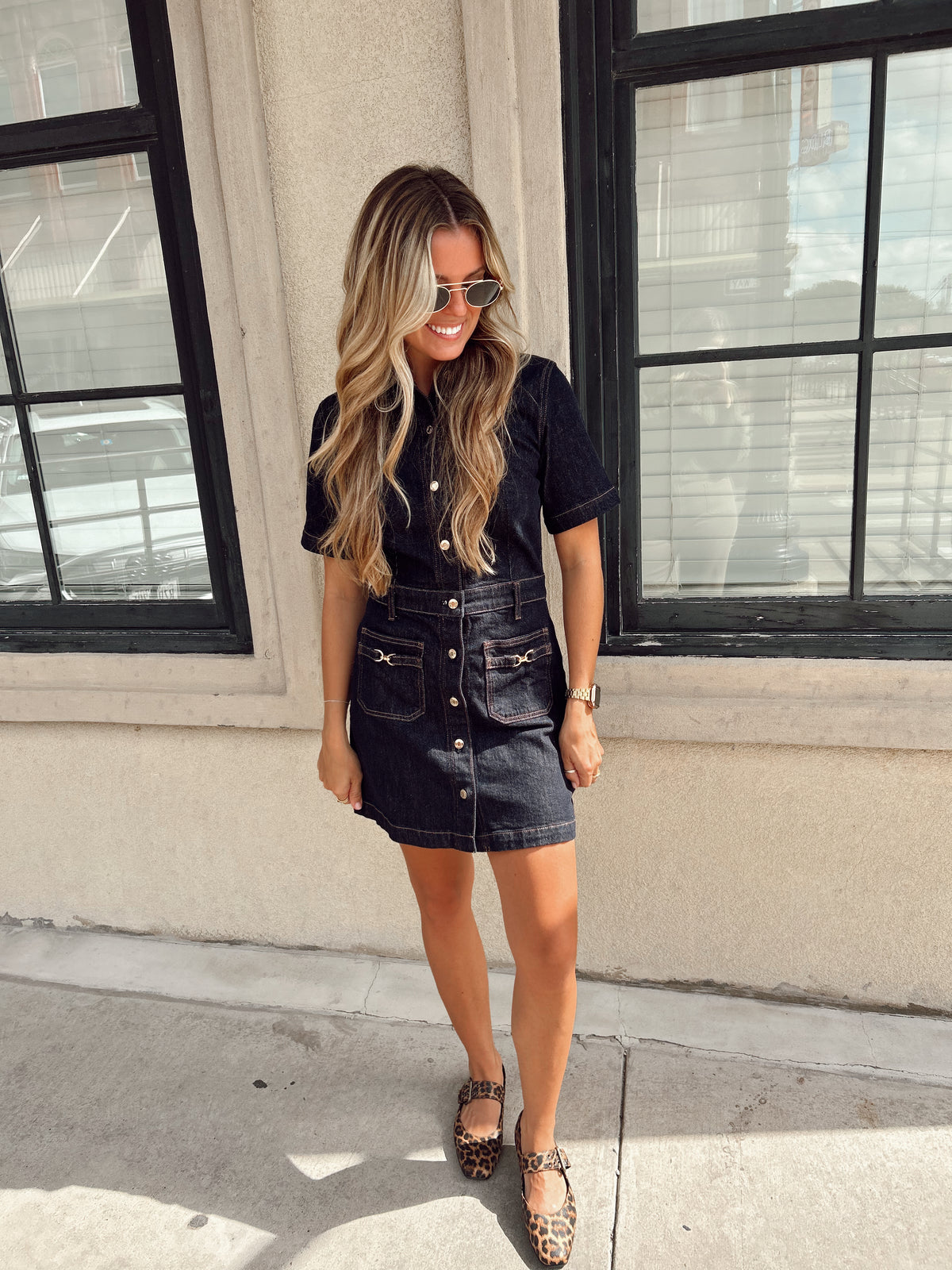 Z supply - Crush Denim Mini Dress