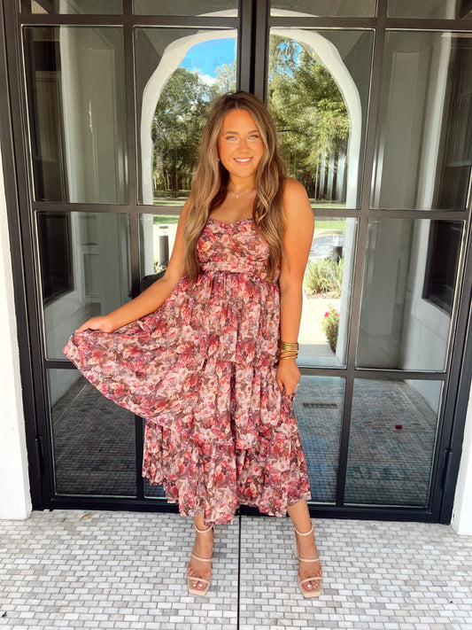 Winterberry Floral Dress