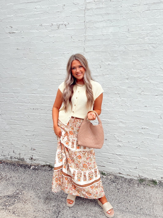 Short Sleeve Cardi- Butter