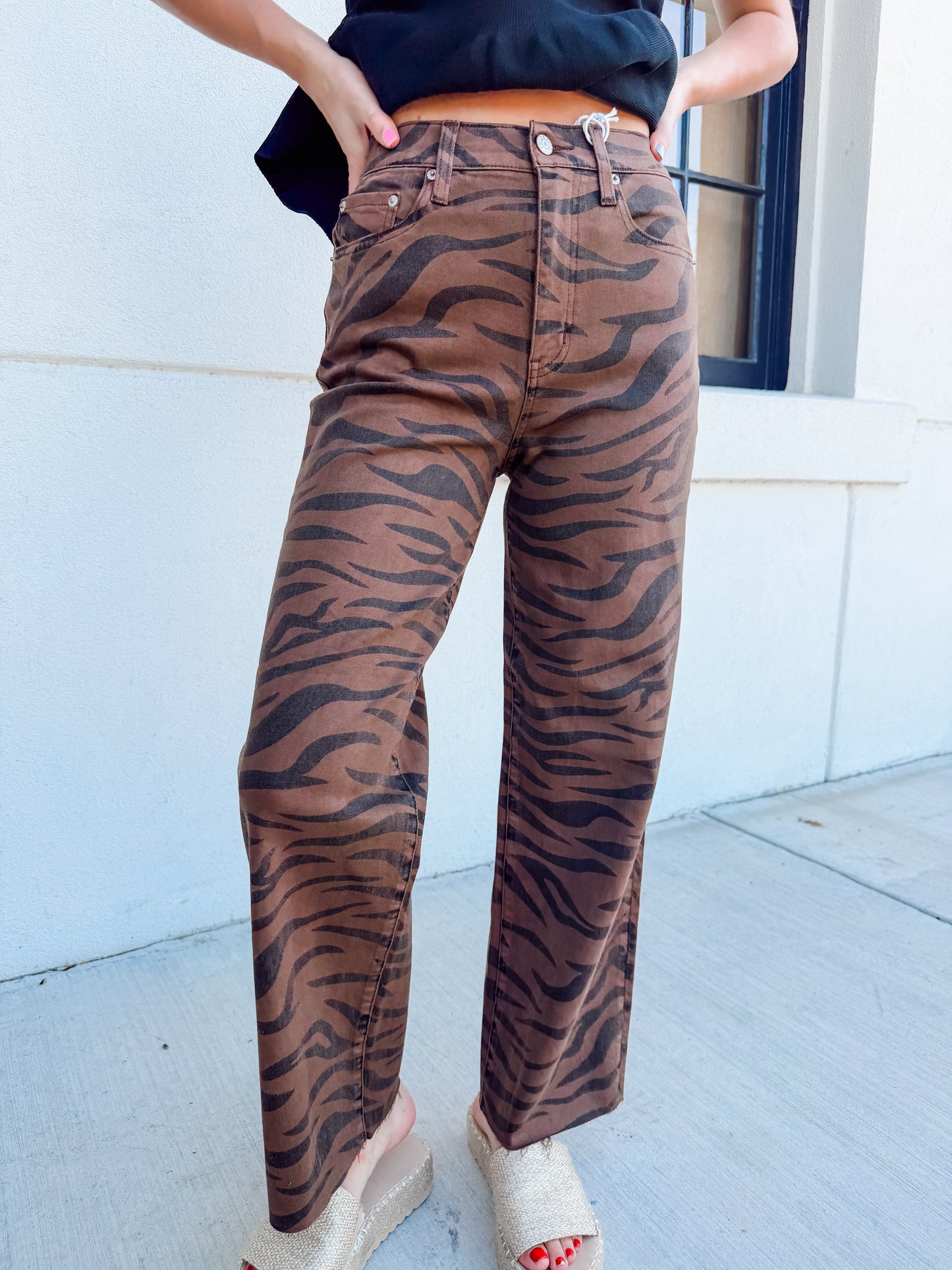 Daze Pleaser Desert Zebra