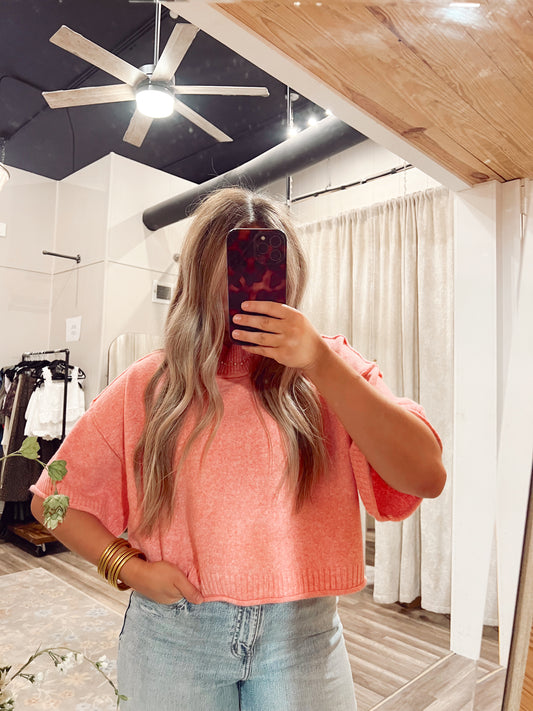 Kylie Sweater Creamy Cherry