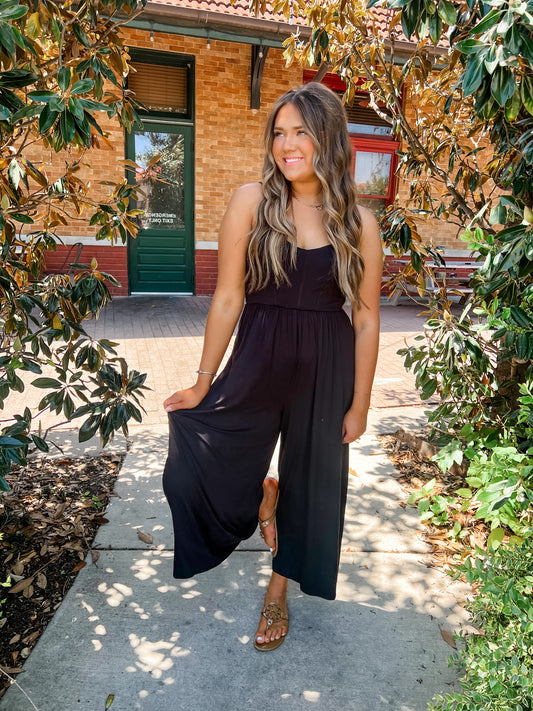 Z Supply Roz Jumpsuit Black