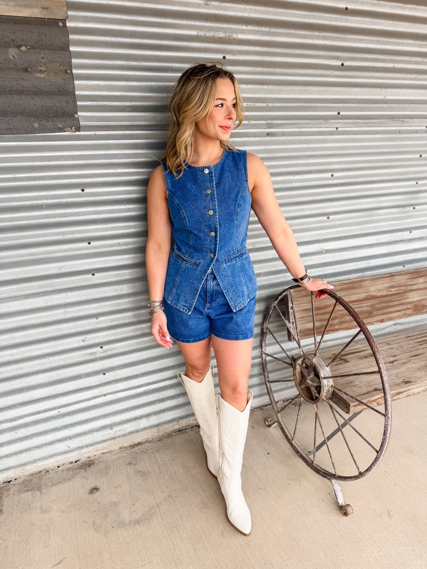 Smokeshow Denim Vest