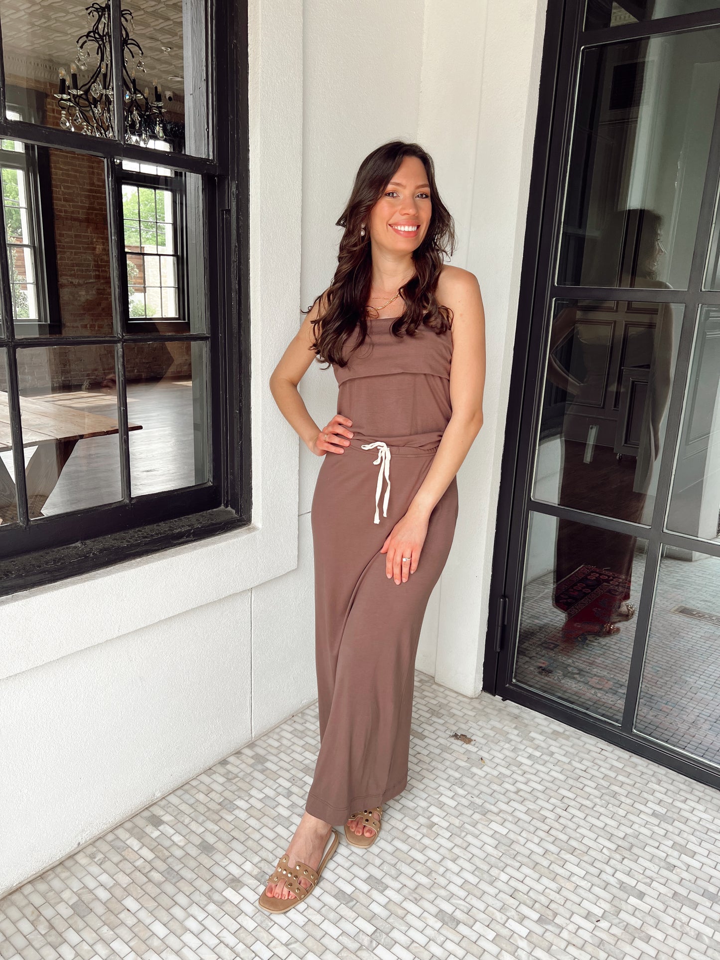 Iced Coffee Skirt Set