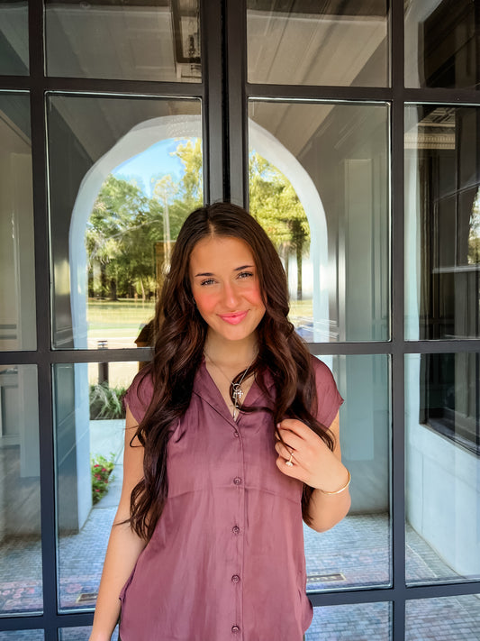 Red Dream Button Down Shirt