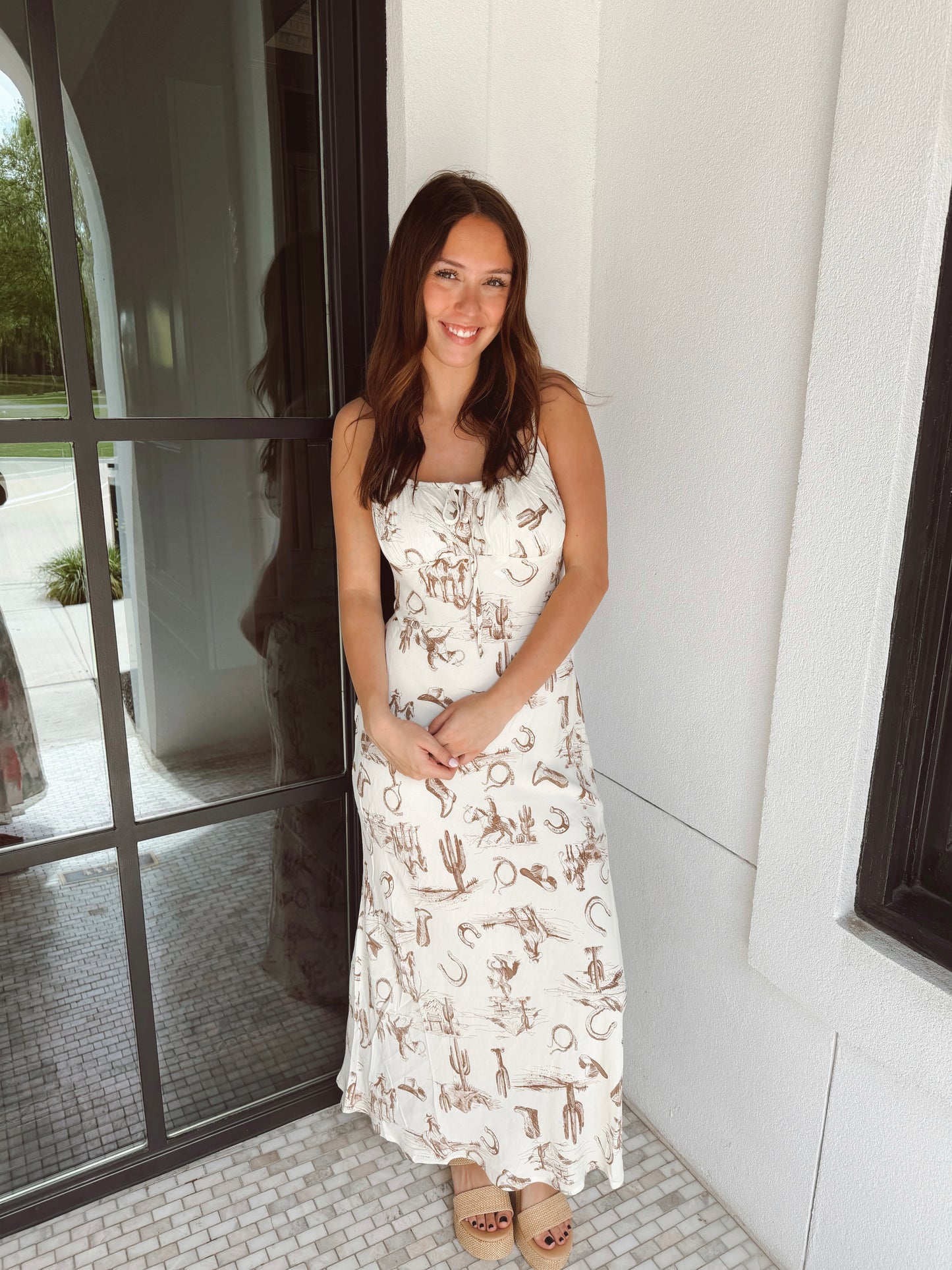 Rodeo Kisses Midi Dress