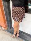 Rose Glam Sequin Skirt