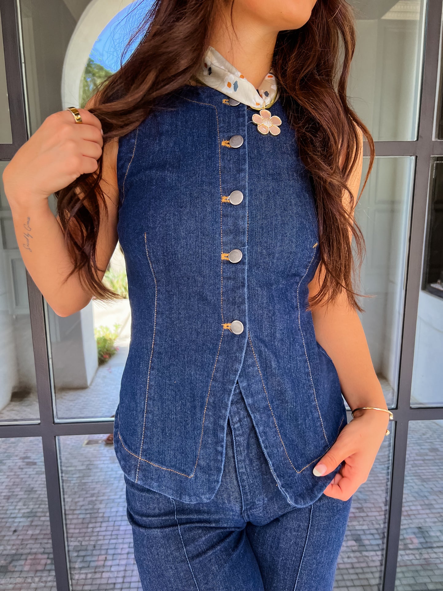 Fall Brunch Date Vest