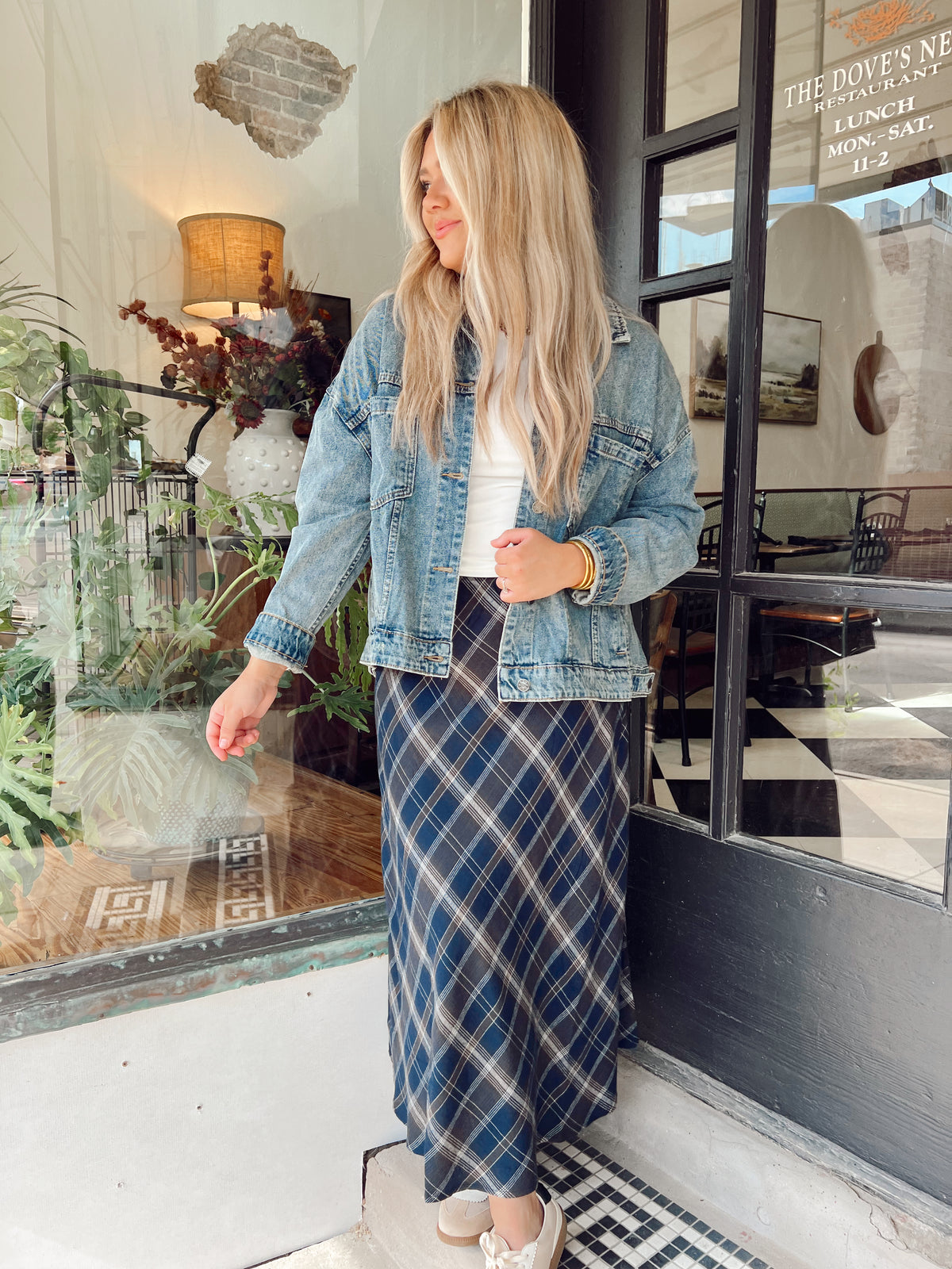 Crestview Plaid Skirt
