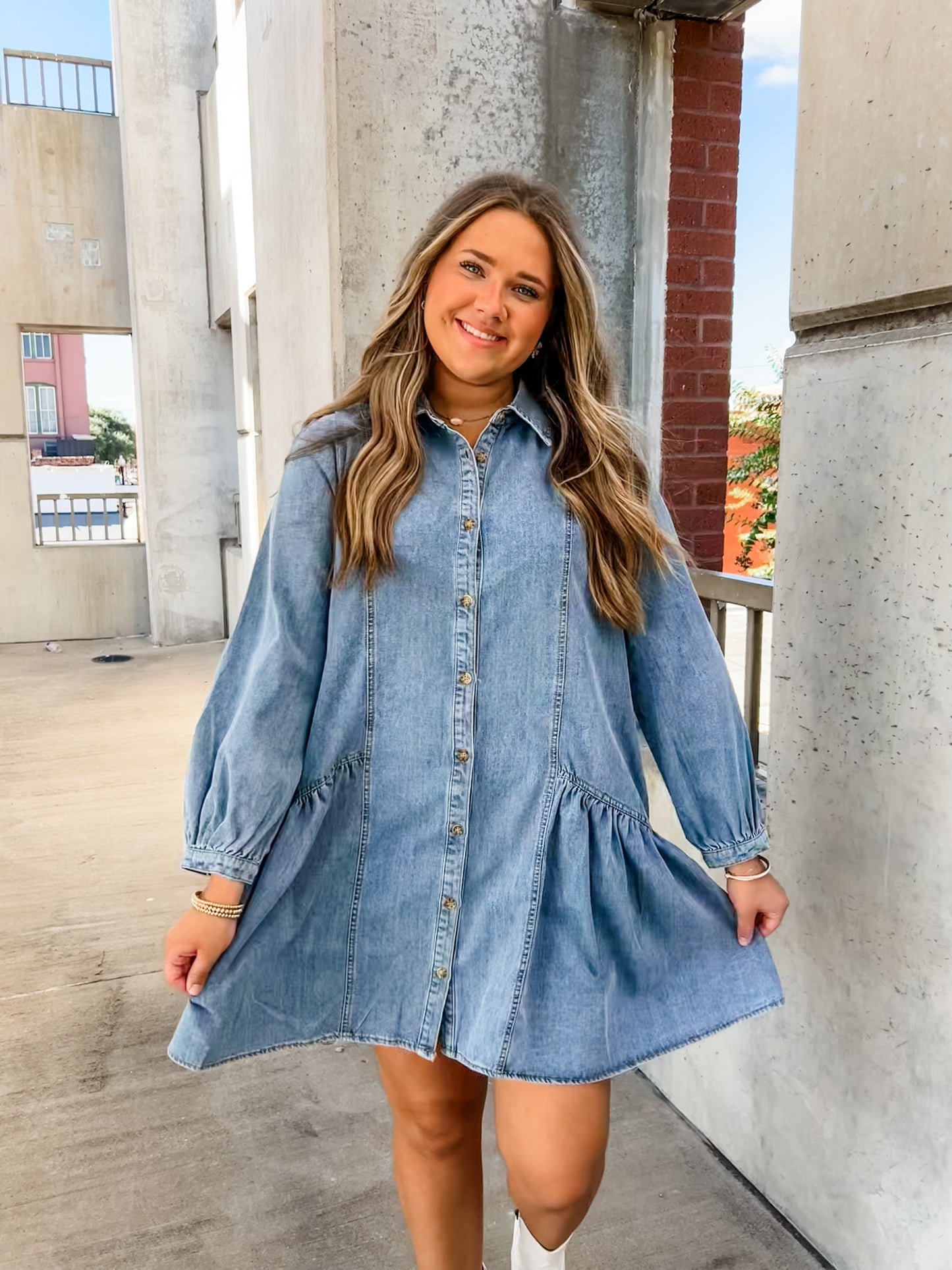 Be The Exception Denim Dress