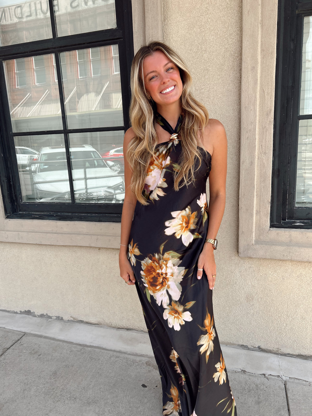 Into The Night Bloom Dress