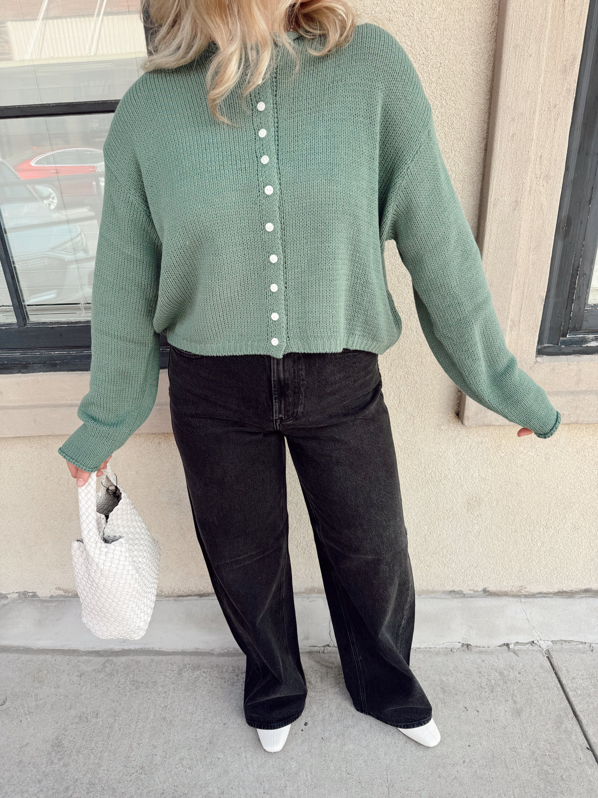 Vivienne Cable Knit Green
