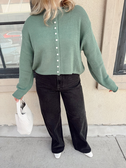 Vivienne Cable Knit Green