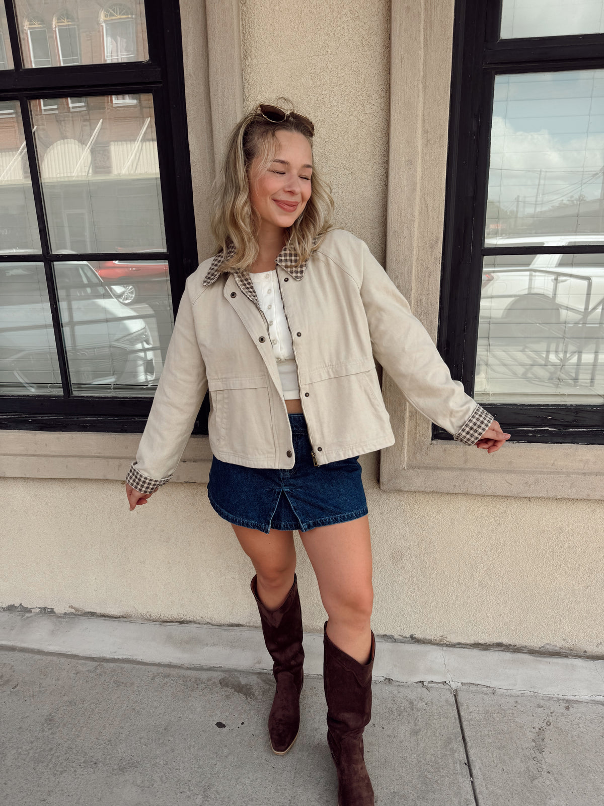 Perfect Plaid Barn Jacket