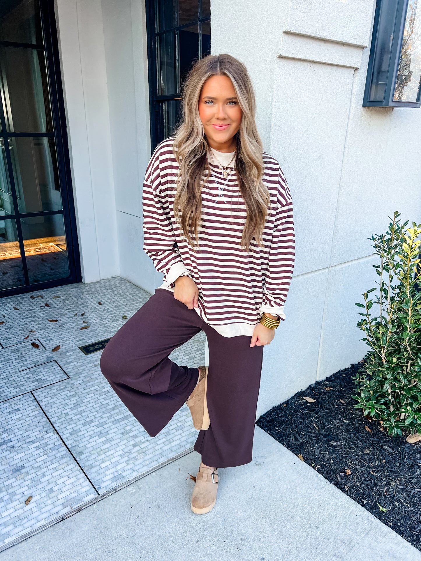Chocolate Stripe Dream Sweatshirt