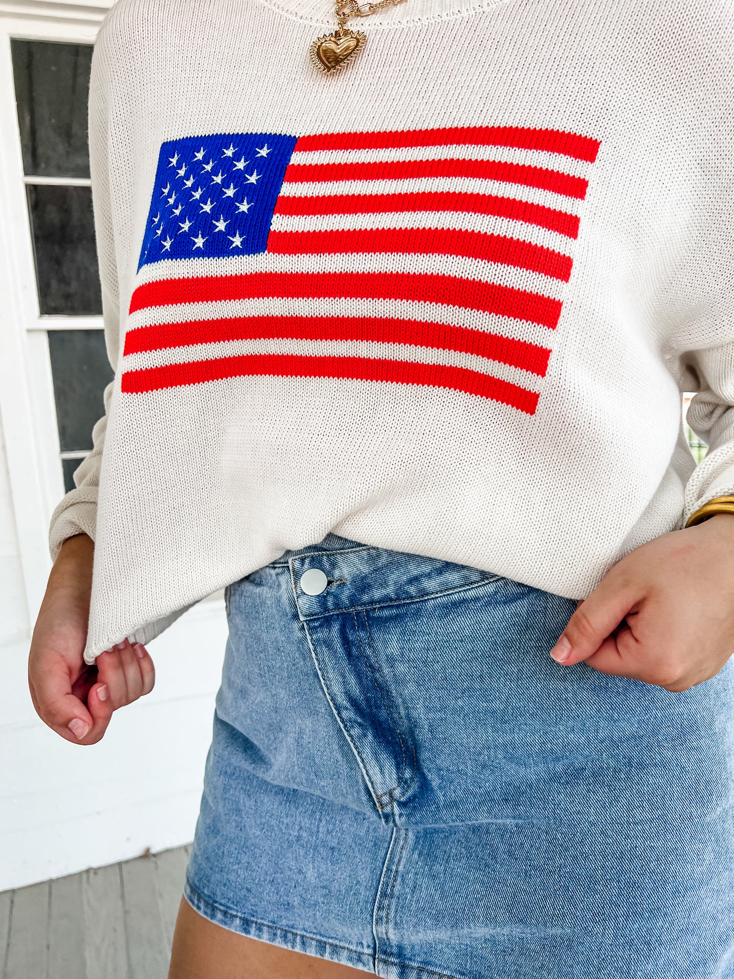Z Supply Sienna Patriot Sweater