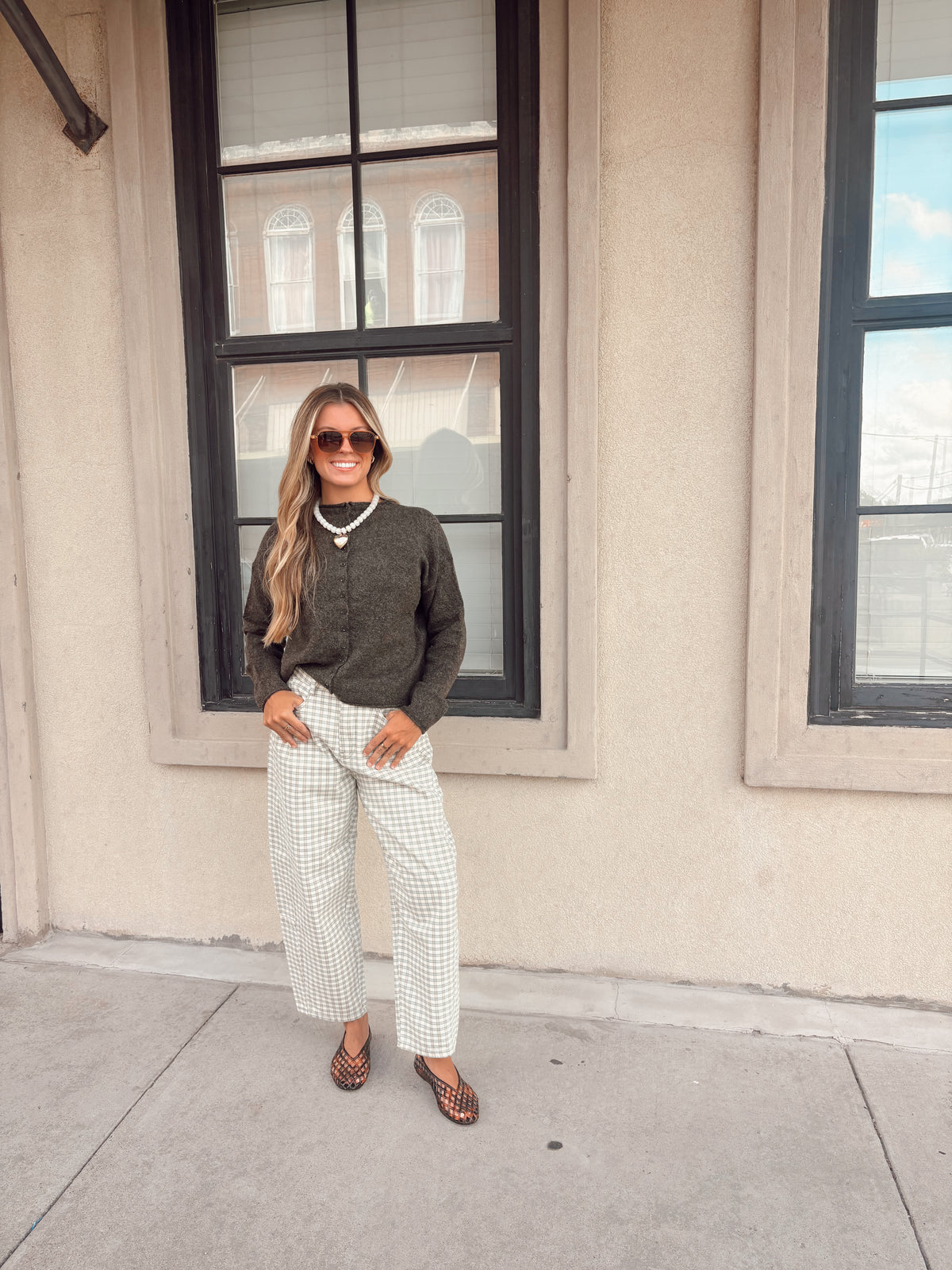 Maddie Cardigan Brown